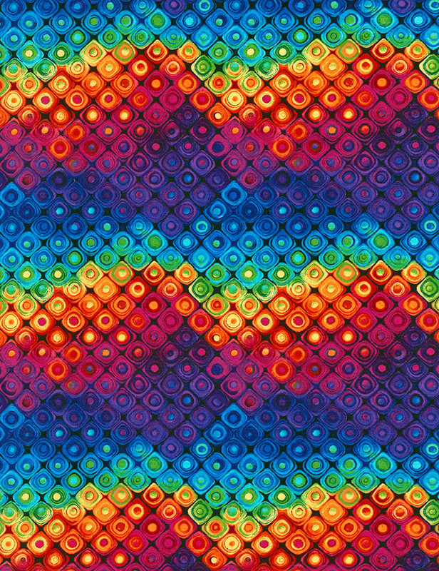 Cotton Print Yarmulkes Geo - MULTI Cotton Print Yarmulkes Geo - MULTI