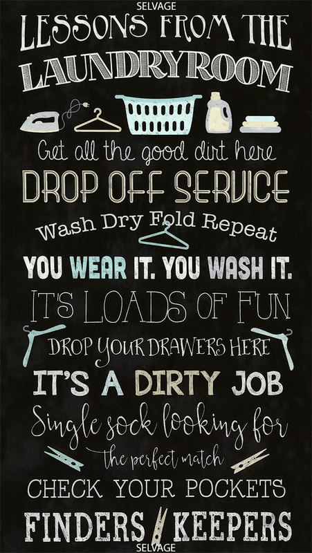 Cotton Print Yarmulkes 24" Laundry Panel - BLACK Cotton Print Yarmulkes 24" Laundry Panel - BLACK