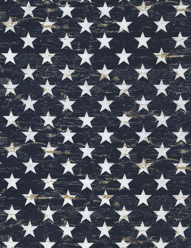 Cotton Print Yarmulkes Patriotic Stars - NAVY Cotton Print Yarmulkes Patriotic Stars - NAVY
