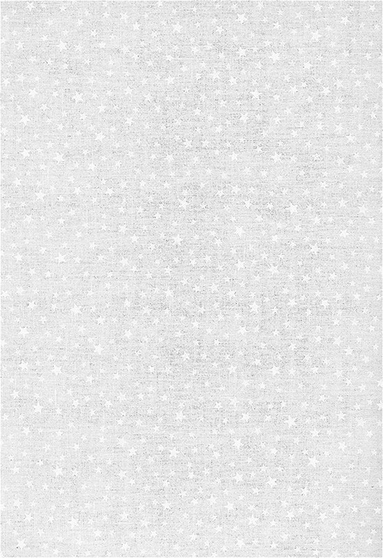 Cotton Print Yarmulkes Stars Hue - WHITE