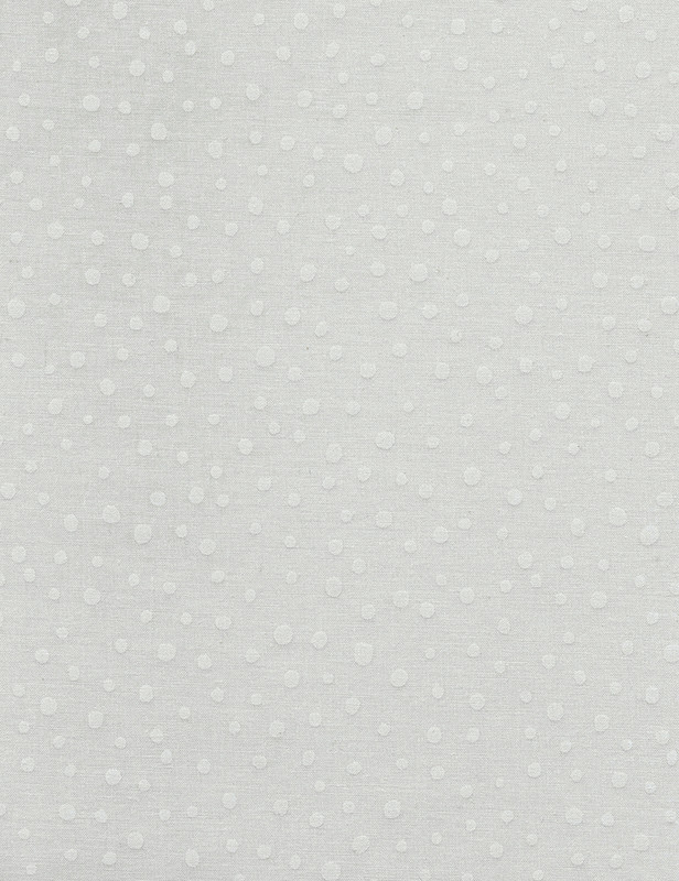 Cotton Print Yarmulkes Random Dots - WHITE