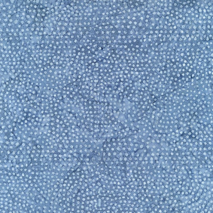 Cotton Print Yarmulkes PACKED WAVY DOTS - Slate