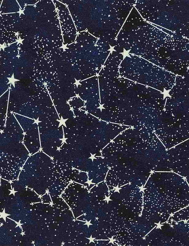 Cotton Print Yarmulkes CONSTELLATIONS