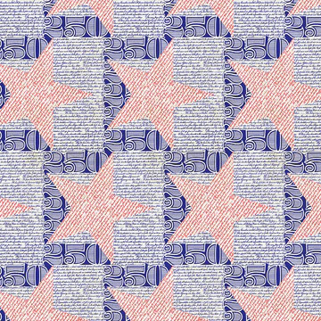 Cotton Print Yarmulkes 250 Stars