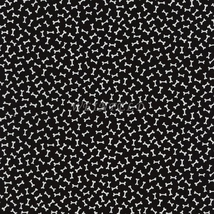 Cotton Print Yarmulkes Dog - Black Cotton Print Yarmulkes Dog - Black