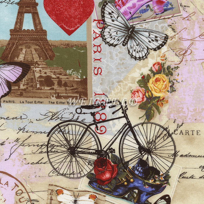 Cotton Print Yarmulkes Paris Antique - Antique