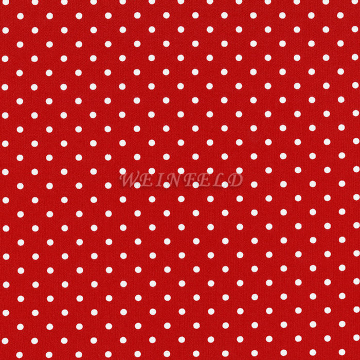 Cotton Print Yarmulkes Dot - Red Cotton Print Yarmulkes Dot - Red