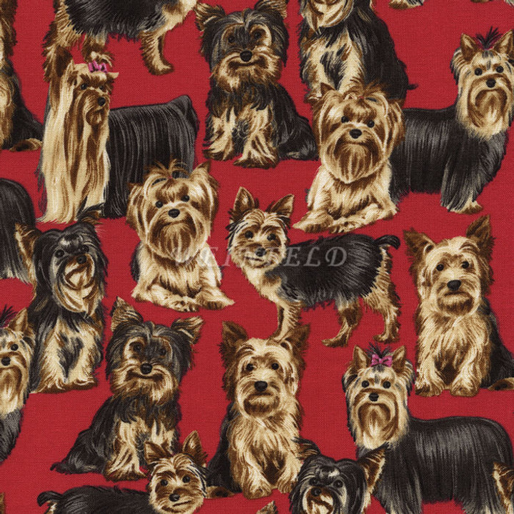 Cotton Print Yarmulkes Yorkies Cotton Print Yarmulkes Yorkies