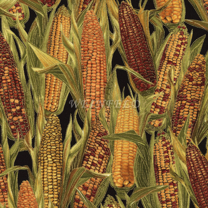 Cotton Print Yarmulkes Harvest - Corn Cotton Print Yarmulkes Harvest - Corn