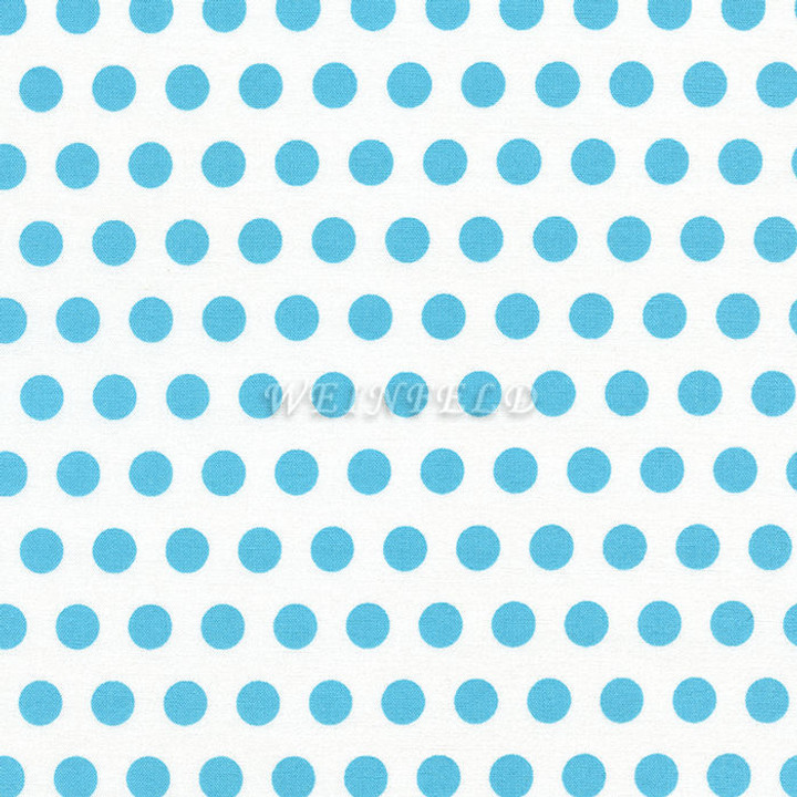 Cotton Print Yarmulkes - Polka Dots Pool Cotton Print Yarmulkes - Polka Dots Pool