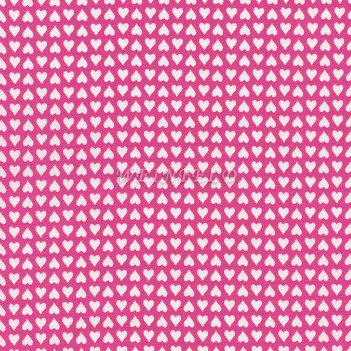 Cotton Print Yarmulkes - Hearts Pink Cotton Print Yarmulkes - Hearts Pink