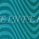 Genuine Suede Kippah - Embossed Textured Design - New Wave