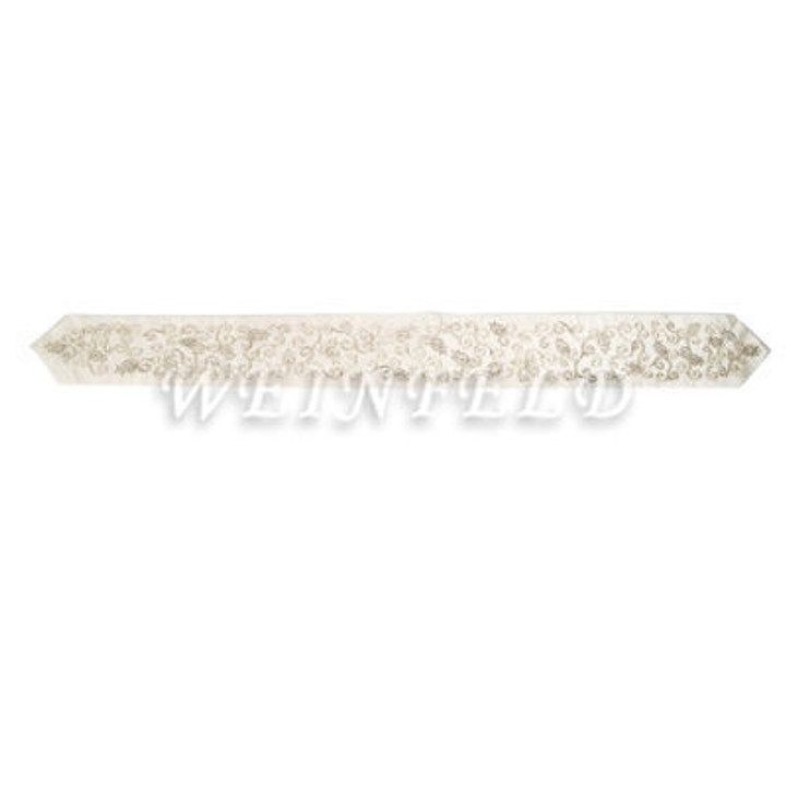 Embroidered Atara (Yoke) + 4 Corners - Pomegranates Silver Embroidered Atara (Yoke) + 4 Corners - Pomegranates Silver