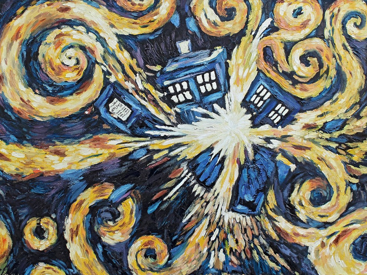 Doctor Who Yarmulkes Cotton - Exploding Tardis