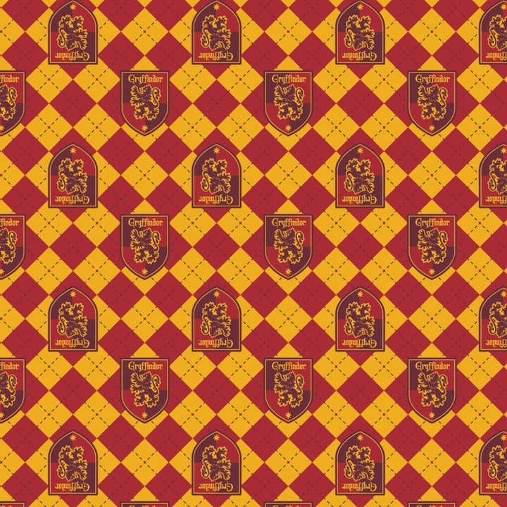 Harry Potter Yarmulkes Cotton - FLANNEL - Griffindor Crest - Argyle - Red Harry Potter Yarmulkes Cotton - FLANNEL - Griffindor Crest - Argyle - Red