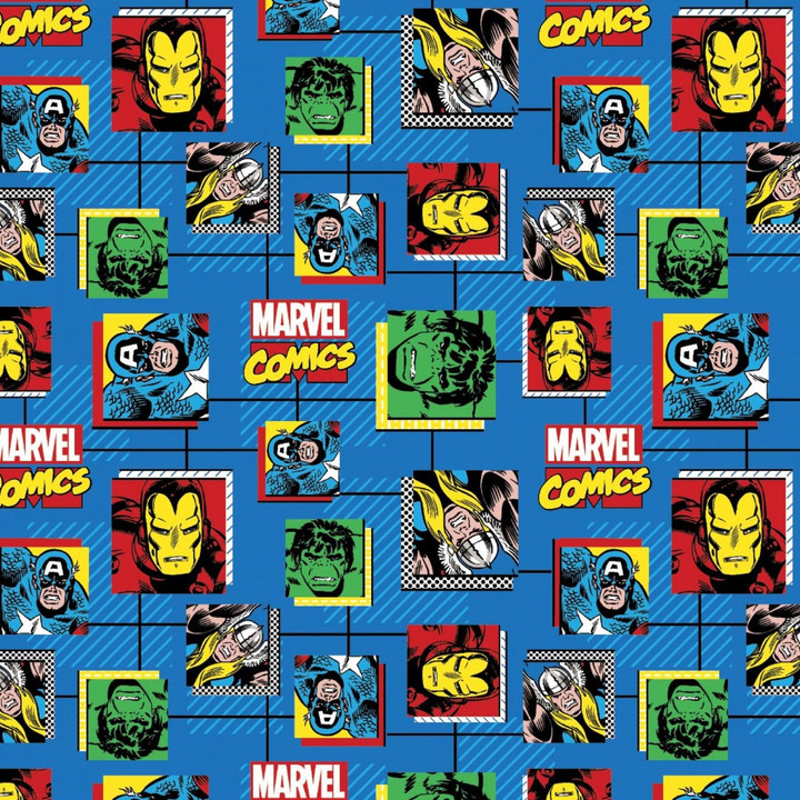 Marvel Yarmulkes Cotton - Comics Character - BLOCKS
