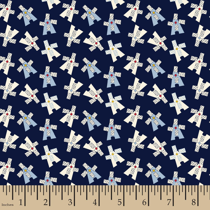 Mary Fons Yarmulkes Cotton - World Piece Netherlands - Windmills