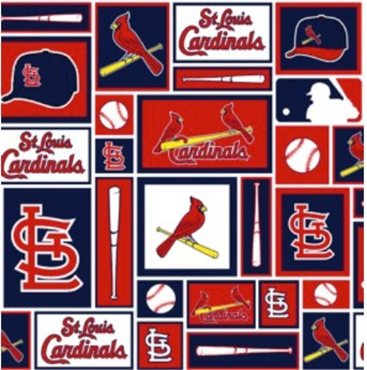 MLB Baseball Yarmulkes Cotton - BLOCKS - SL Cardinals