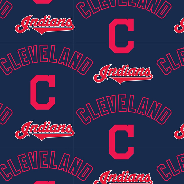 MLB Baseball Yarmulkes Fleece - Cleveland Indians