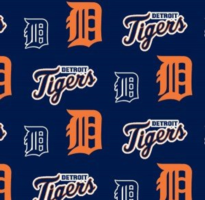 MLB Baseball Yarmulkes Fleece - Detroit Tigers MLB Baseball Yarmulkes Fleece - Detroit Tigers