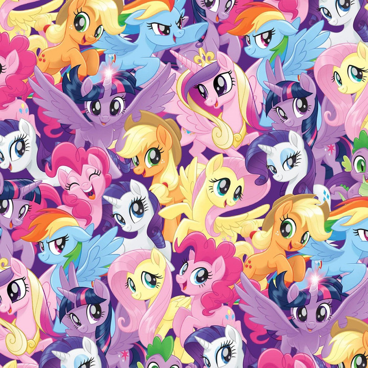 My Little Pony Yarmulkes Cotton - Packed Pony Magic