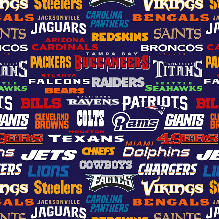 NFL Football Yarmulkes Fleece - All NFL Teams