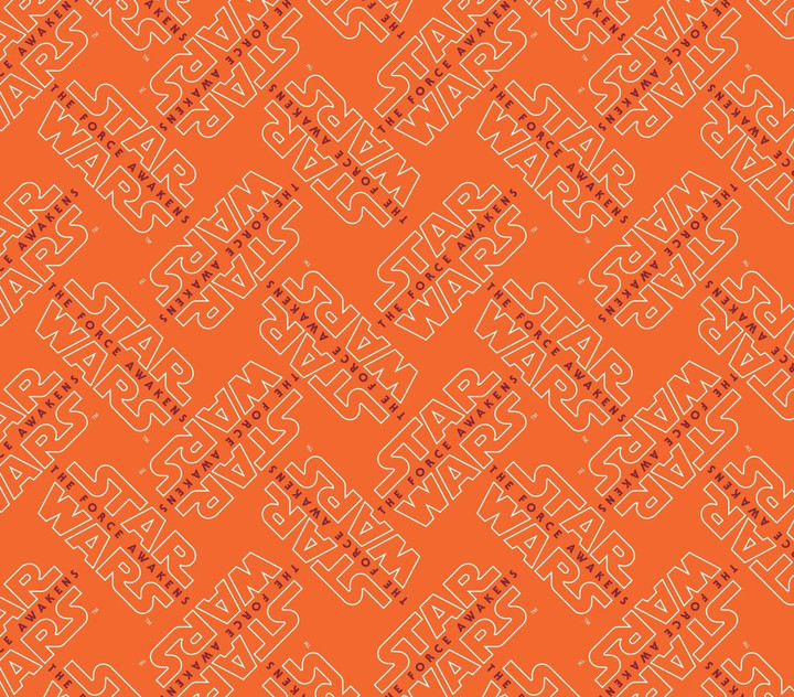 Star Wars Yarmulkes Cotton - Refresh - Orange - Logos Star Wars Yarmulkes Cotton - Refresh - Orange - Logos