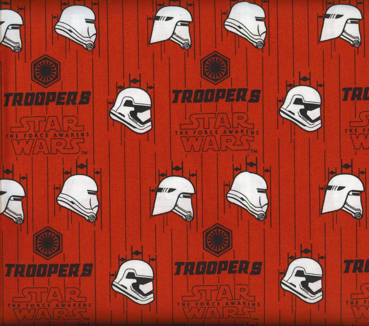 Star Wars Yarmulkes Cotton - Troopers - Red Star Wars Yarmulkes Cotton - Troopers - Red