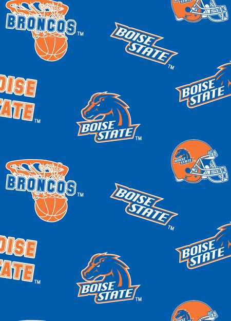 NCAA - Cotton Yarmulkes - TOSSED - BOISE STATE BRONCOS - LOGOS