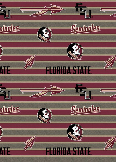 NCAA - Cotton Yarmulkes - FLORIDA STATE SEMINOLES - POLO STRIPE