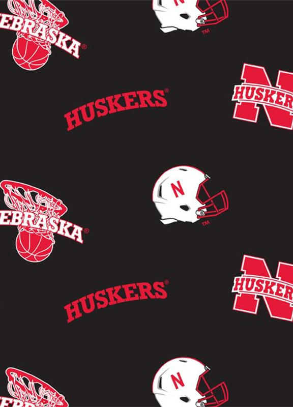 NCAA - Cotton Yarmulkes - TOSSED - NEBRASKA CORNHUSKERS - LOGOS NCAA - Cotton Yarmulkes - TOSSED - NEBRASKA CORNHUSKERS - LOGOS