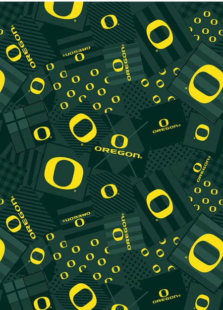 NCAA - Cotton Yarmulkes - OREGON DUCKS - PATCH