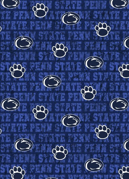 NCAA - Cotton Yarmulkes - DISTRESSED - PENN STATE NITTANY LIONS