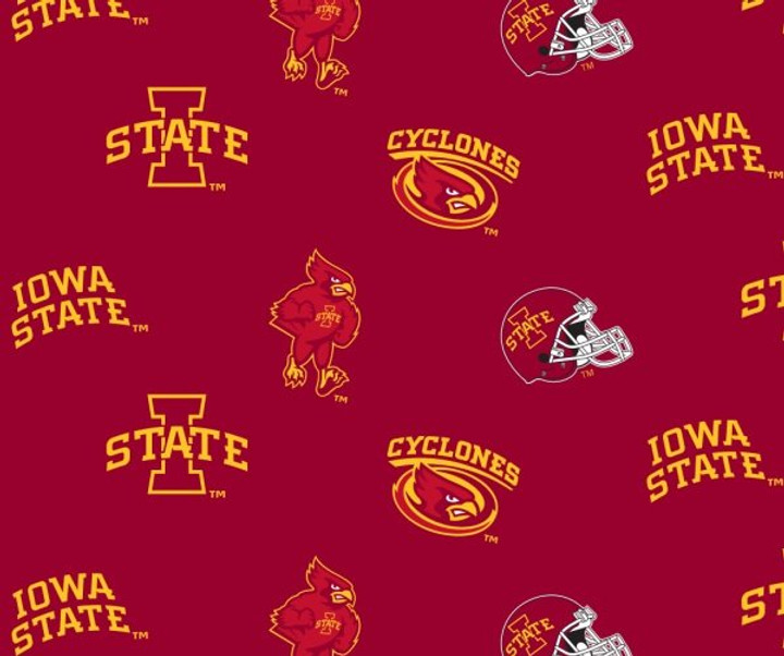 NCAA - Cotton Yarmulkes - ALLOVER - Iowa State University