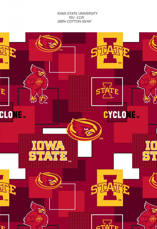 NCAA - Cotton Yarmulkes - Iowa State University - BLOCKS
