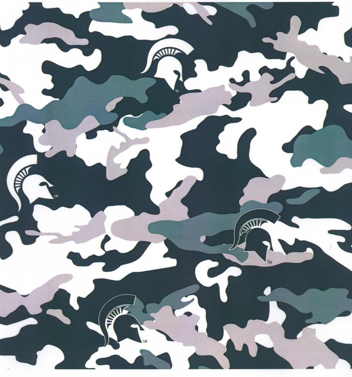 NCAA - Cotton Yarmulkes - CAMO - Michigan State University NCAA - Cotton Yarmulkes - CAMO - Michigan State University