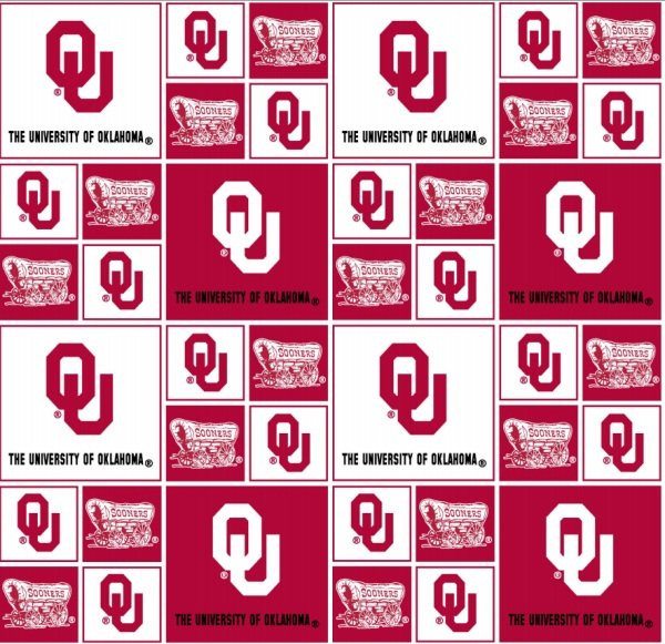 NCAA - Cotton Yarmulkes - Oklahoma University - BLOCKS