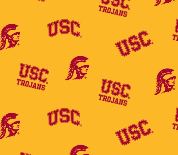 NCAA - Cotton Yarmulkes - ALLOVER - Southern California University