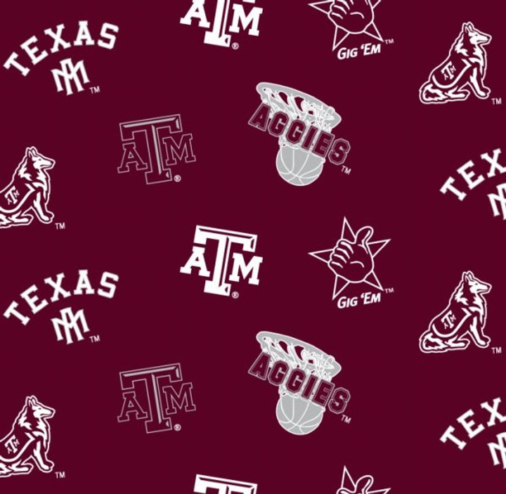 NCAA - Cotton Yarmulkes - ALLOVER - Texas A&M University
