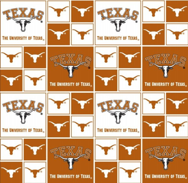 NCAA - Cotton Yarmulkes - Texas University - BLOCKS