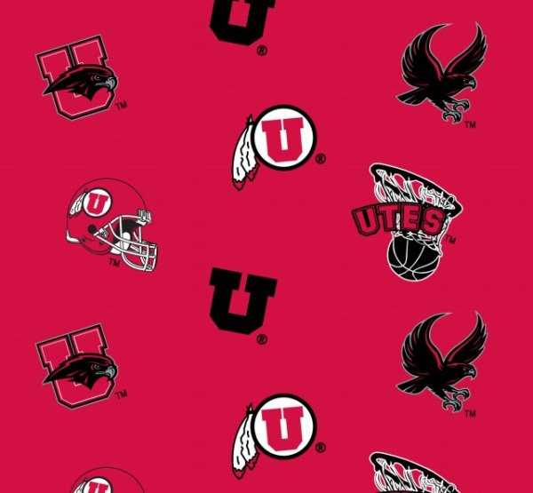 NCAA - Cotton Yarmulkes - ALLOVER - Utah University