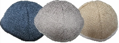 Burlap Yarmulkes