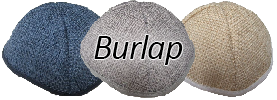 Burlap Yarmulkes