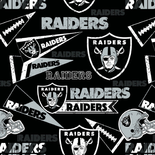 NFL Football Yarmulkes Cotton - OAR - Oakland Raiders 