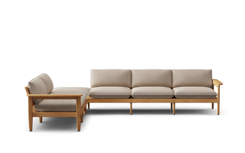 Dunes Teak 6-Piece Sectional