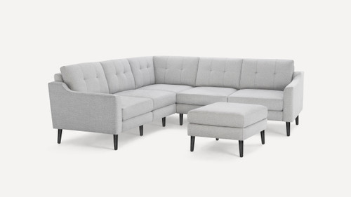 Nomad 5-Seat Corner Sectional with Ottoman