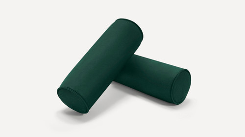 Nomad Velvet Bolster Pillow Jade (Set of Two)