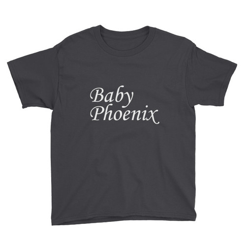 Baby Phoenix White Logo Youth Short Sleeve T-Shirt