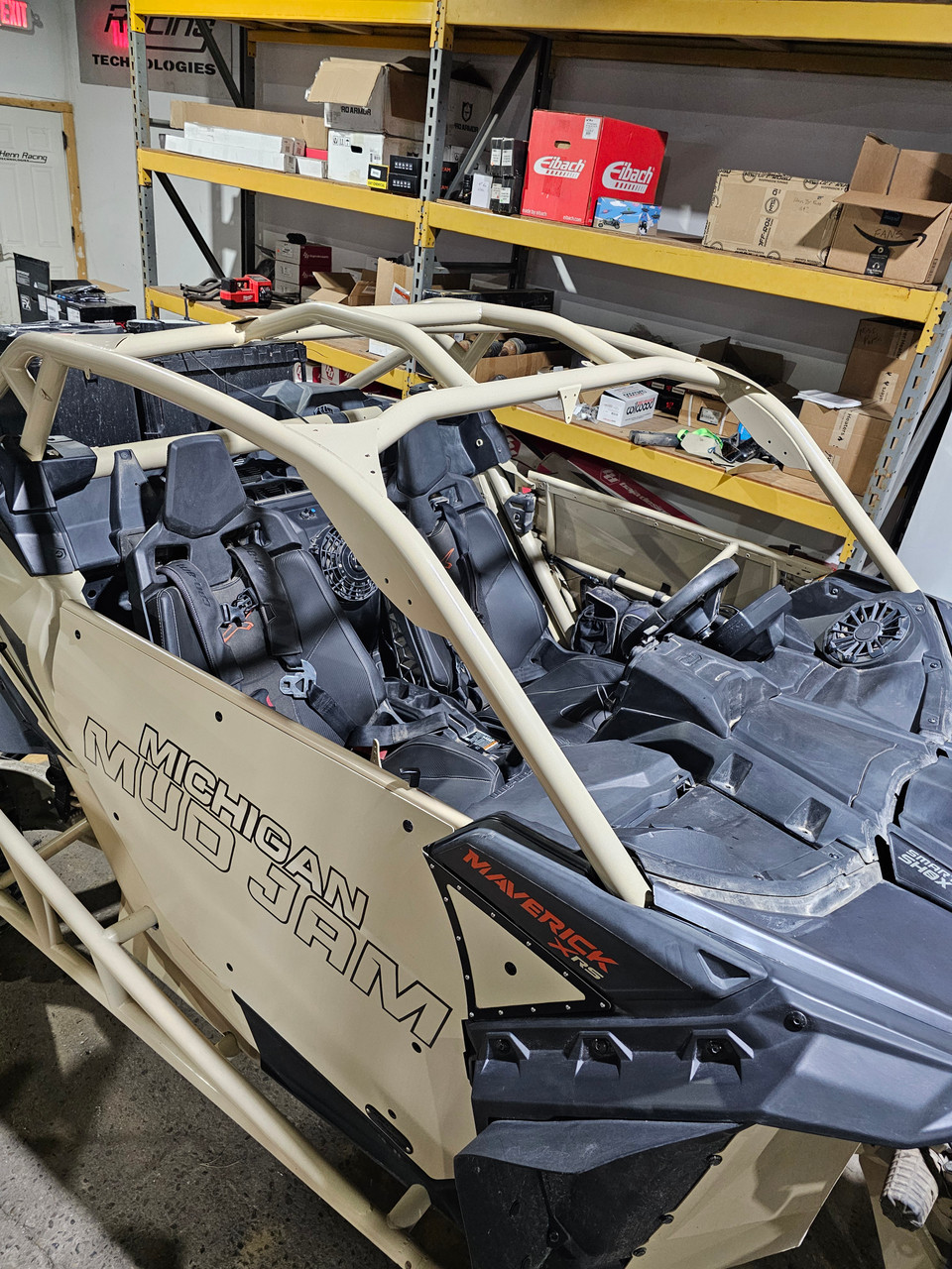 HRT Can-Am X3 2 Door Stock Windshield Radius Cage