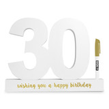 30th Birthday Gold Signature Block
